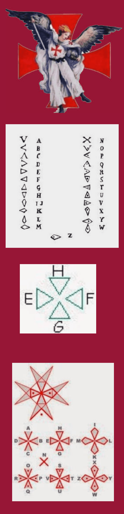IMAGENES ALFABETO TEMPLARIO