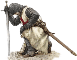 TEMPLARIO ARRODILLADO