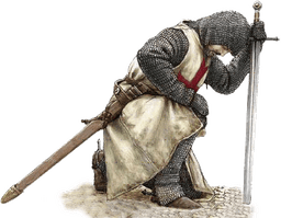 TEMPLARIO ARRODILLADO