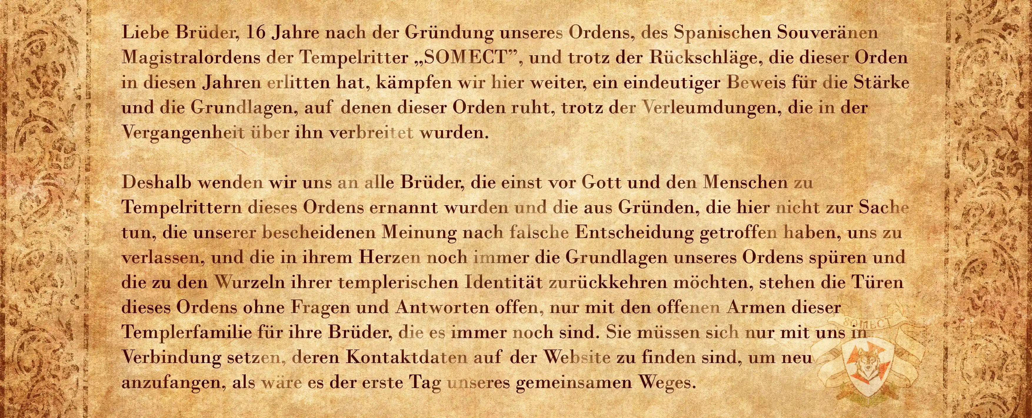 Mensaje inicial SOMECT