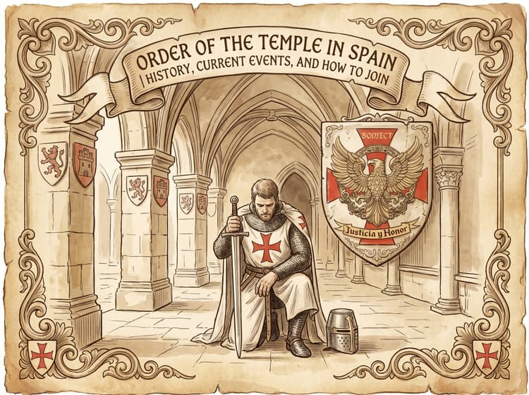 Ilustración Orden del Temple en España SOMECT