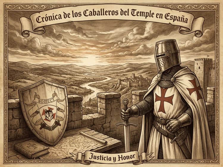 Ilustración Orden del Temple en España SOMECT