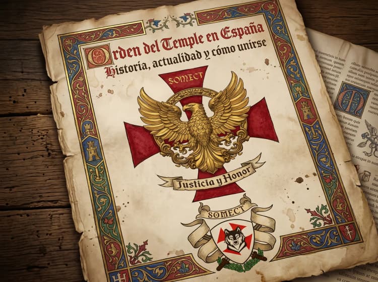 Ilustración Orden del Temple en España SOMECT