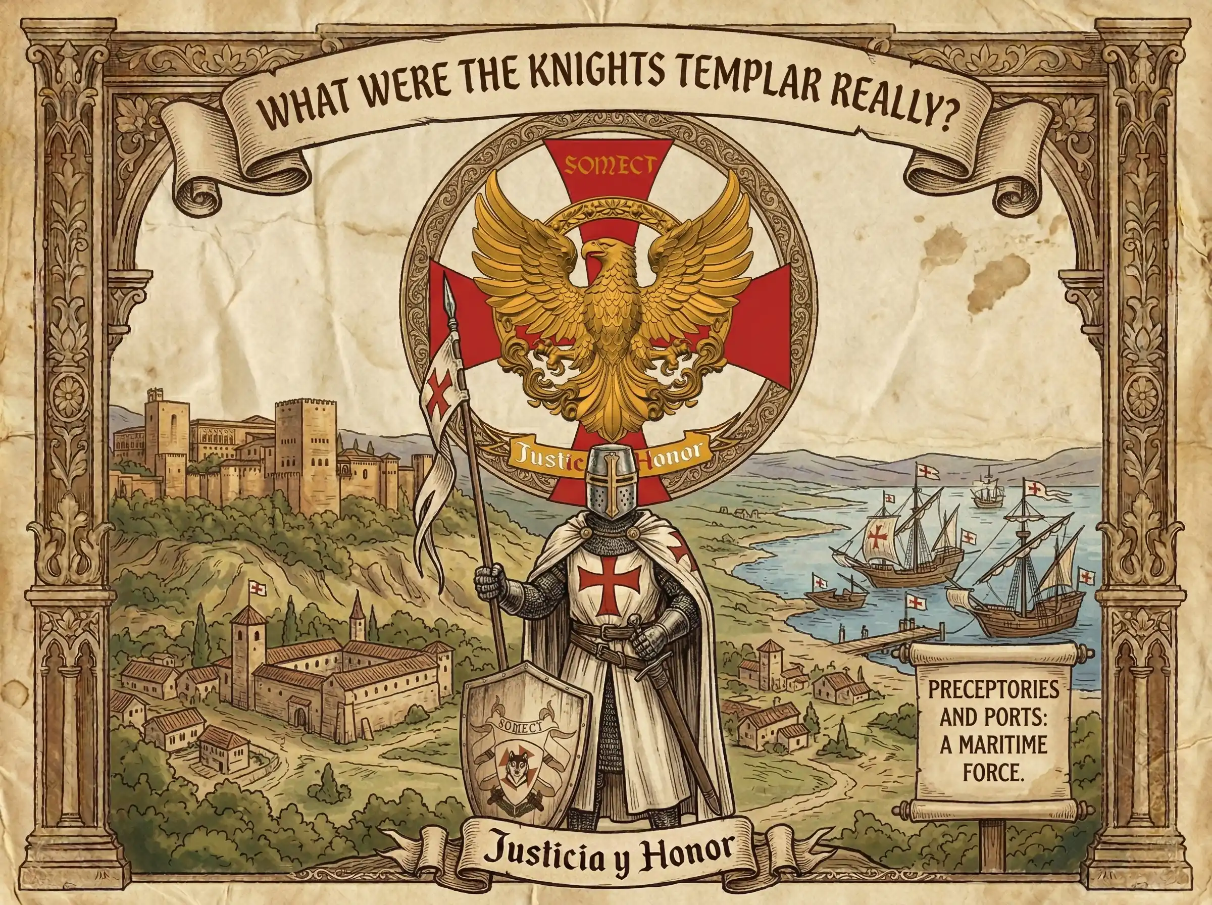 Ilustración Orden del Temple en España SOMECT